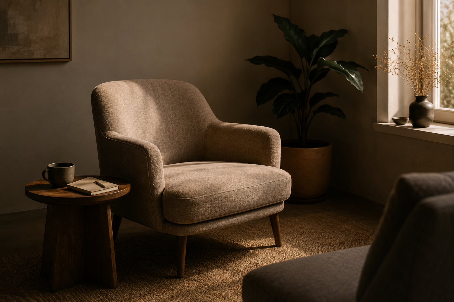 Sillón del espacio terapéutico